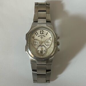 Philip Stein Silver Chronograph Watch